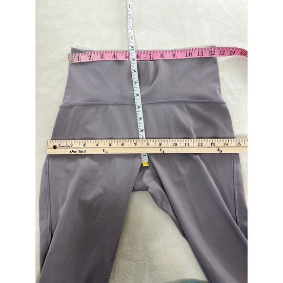 Lululemon Train Times 7/8 Pant Pale Purple Legging Gym Workout Fitness Run Mesh - Picture 7 of 7